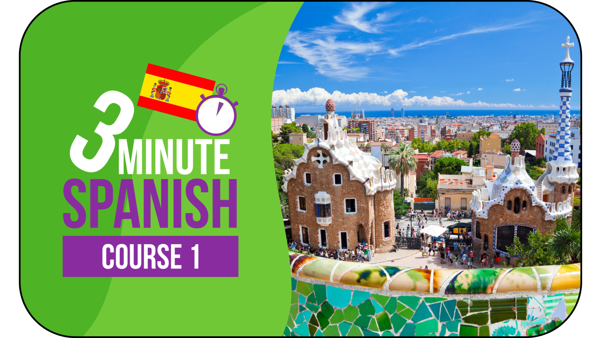 3 Minute Spanish - Course 1