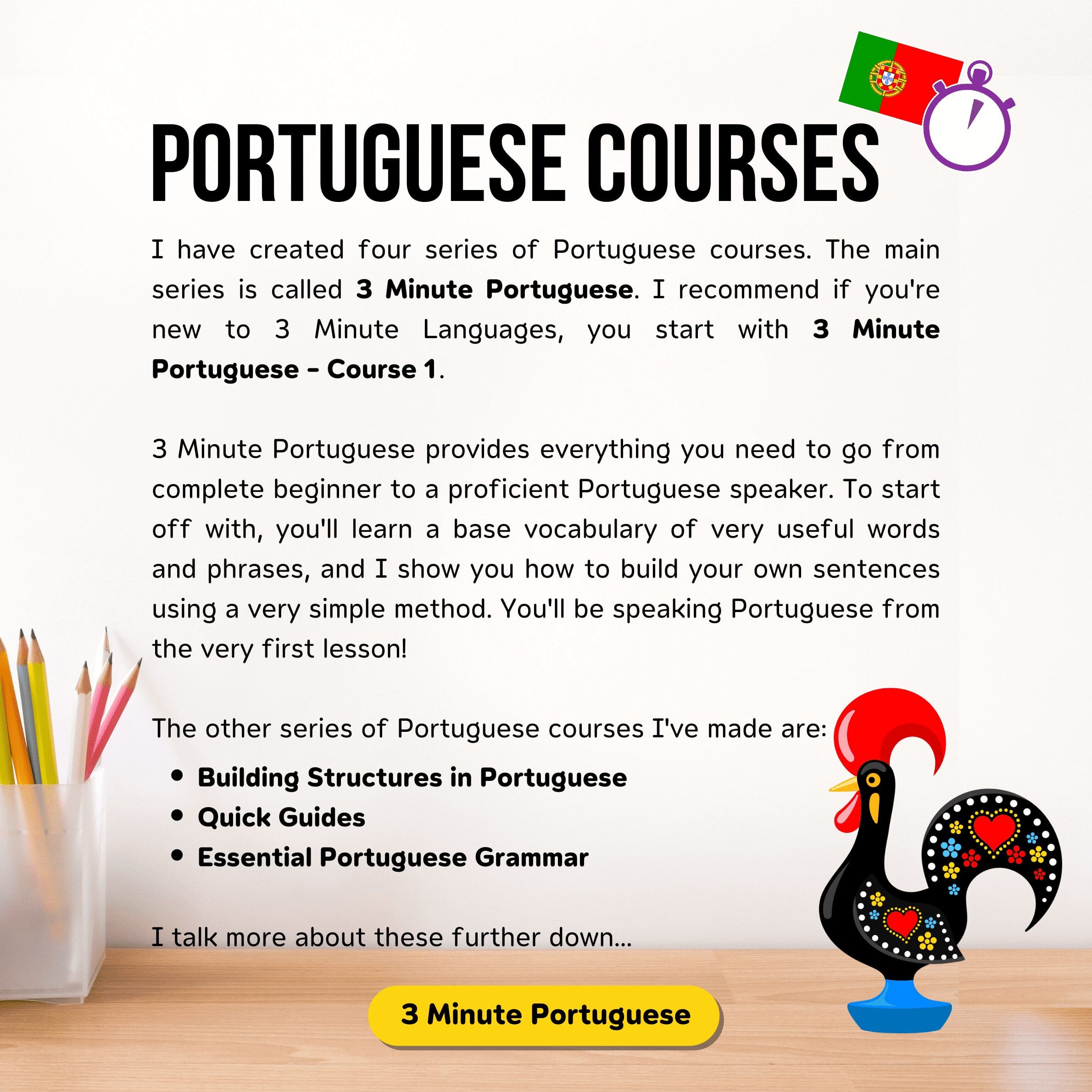 3 Minute Portuguese