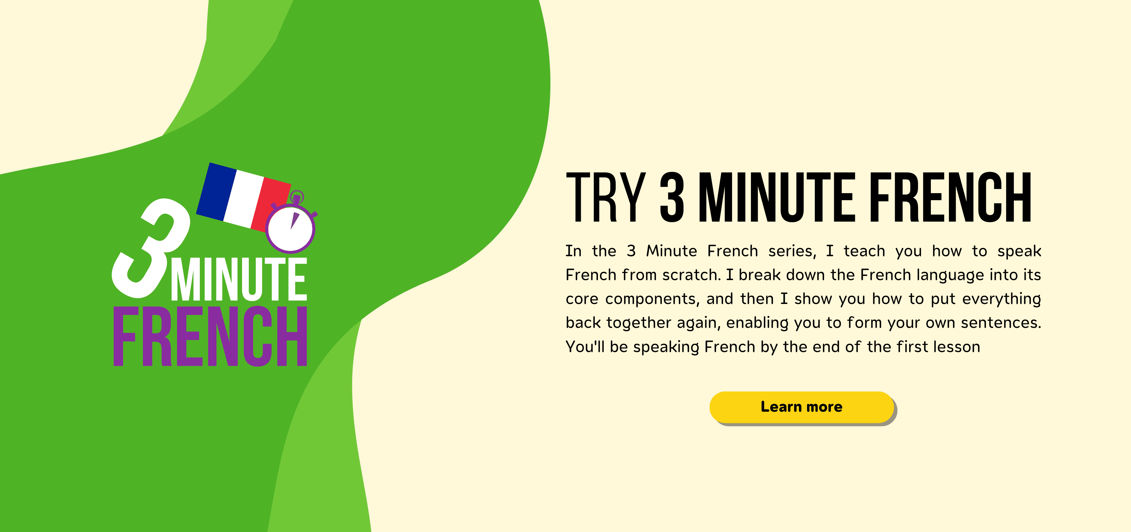 Try 3 Minute French